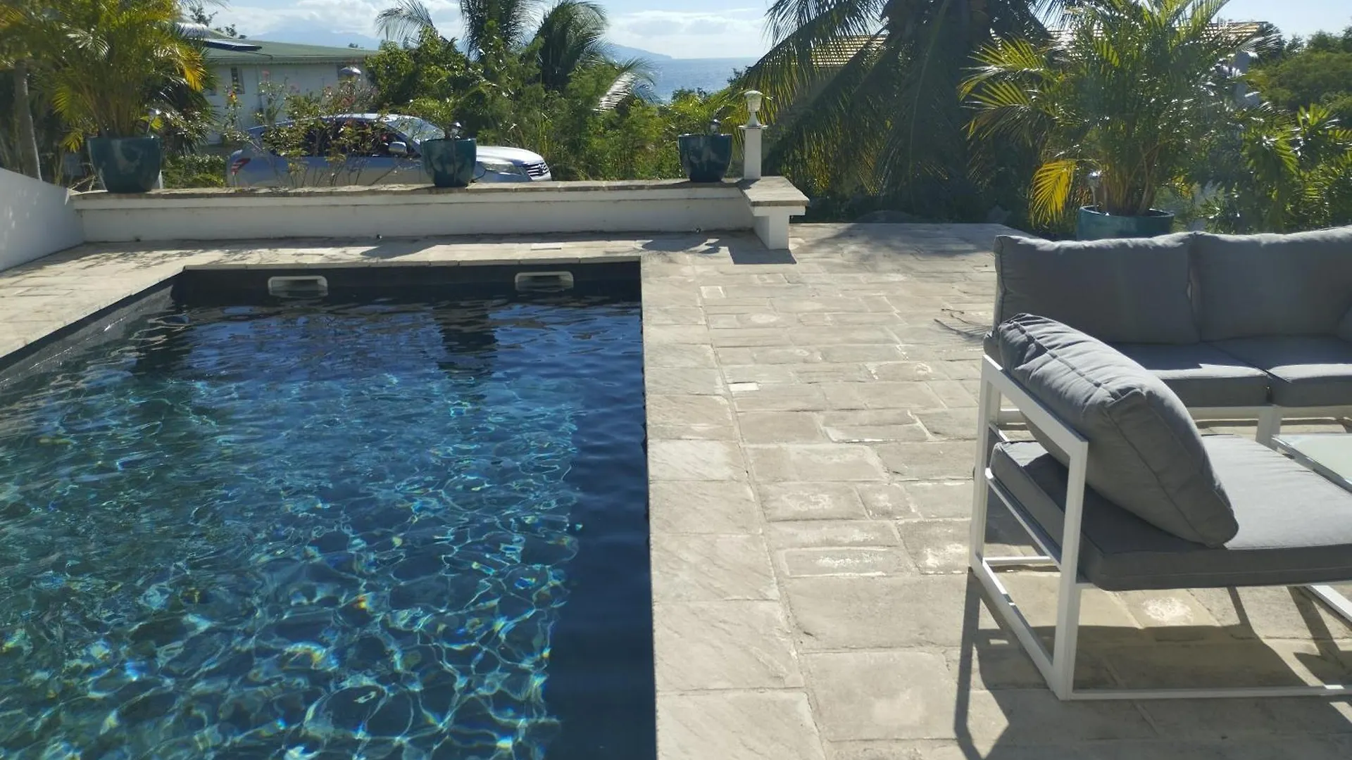 Bas De Villa Vue Mer Avec Deux Chambres Grand-Bourg  Appartement Grand-Bourg (Marie Galante)